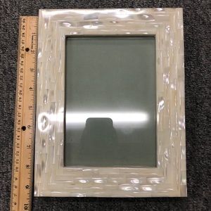 White Pearlized Picture Frame